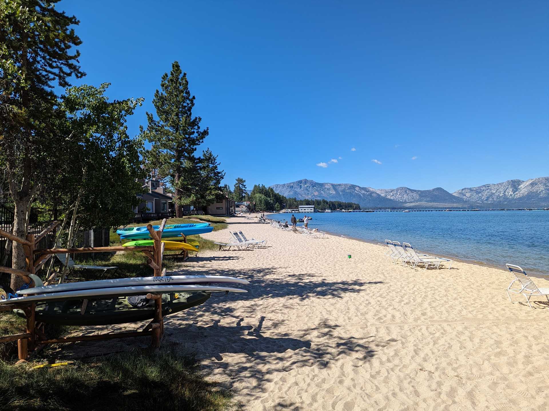 Looking West from the pier